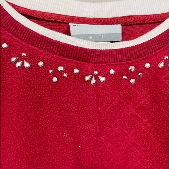 Women’s Fleece Top By Alfred Dunner. Size PM - Picture 7 of 10